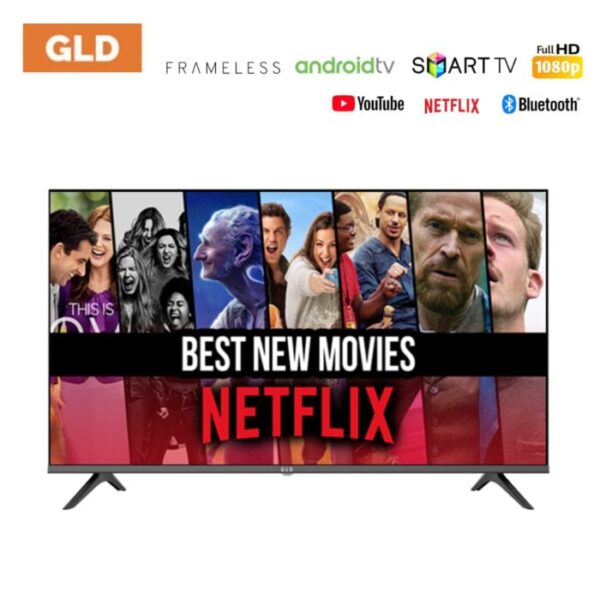 GLD 32 Inch Smart TV Android Frameless with Bluetooth