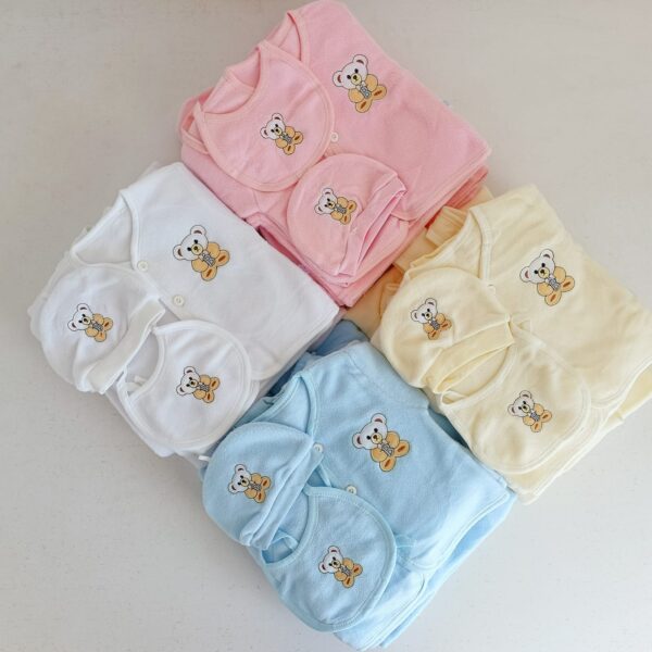 11 Pieces Fleece Unisex Newborn Baby Receiving Set