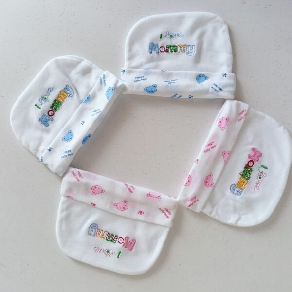 Adorably Printed Cotton Newborn Hats