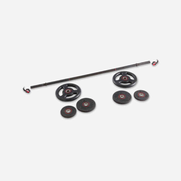 20 Kg Pump Kit With Bar And Weights 1.3 m 28 mm