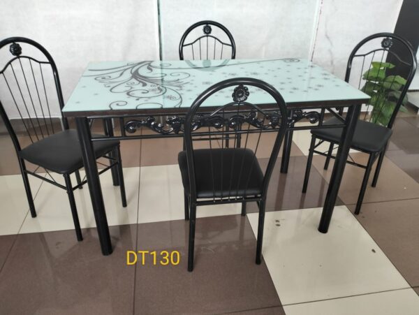 Executive white 4 sitter dinning table l