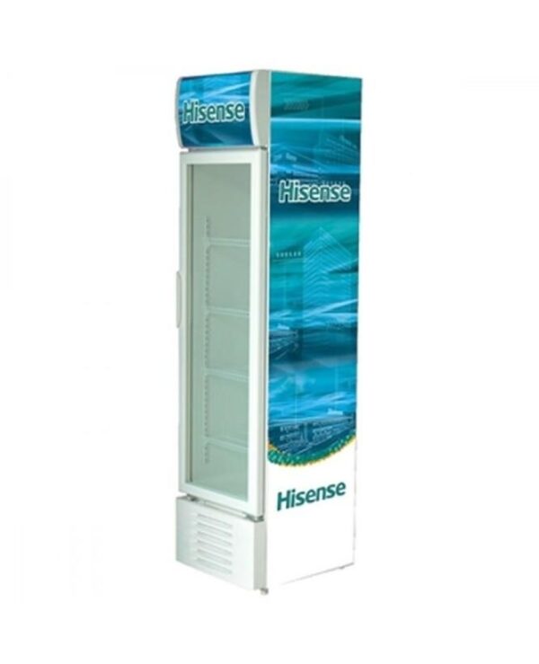 Showcase 382litres glass door with lock and key