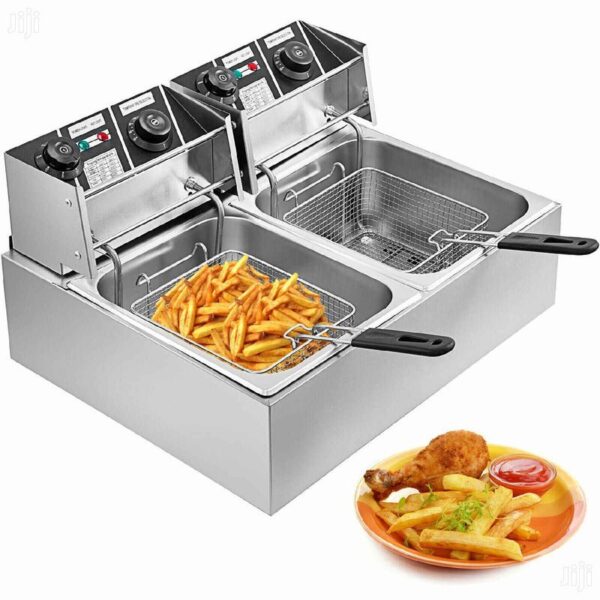 Nunix electric double deep fryer