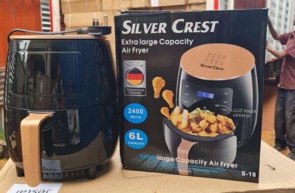 Silver krest air fryer 6litres 2400watts