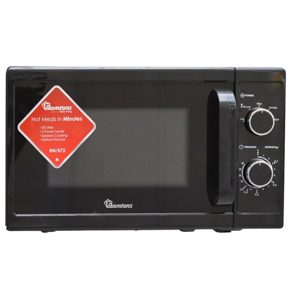 Ramtons 20litres manual microwave RM 682