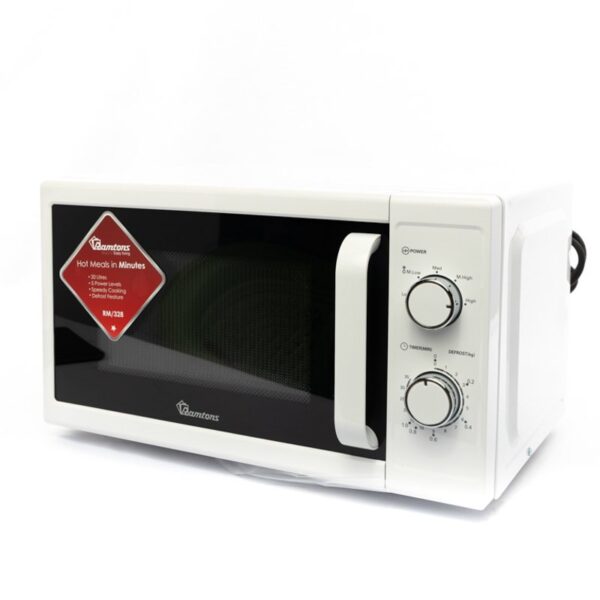 Ramtons 20litres manual microwave RM 328