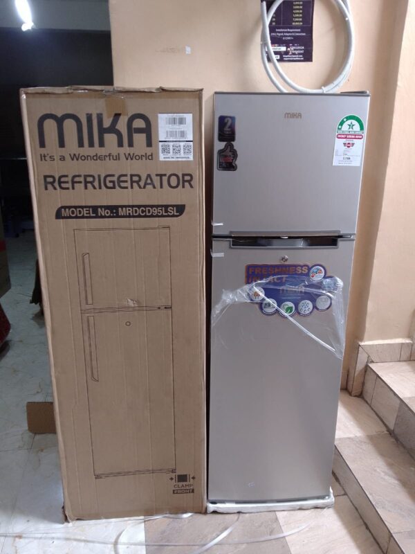 Mika 168 litres double door refrigerator